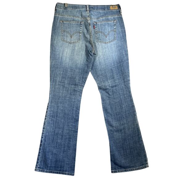 Levis 515 Jeans Womens 8 Medium Blue Bootcut Stretch Denim Soft Worn In - Picture 2 of 9